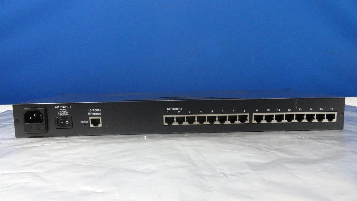 Used Moxa DE-303 16-Port Server A0JCC0914444 Revision 1.3C Used Working