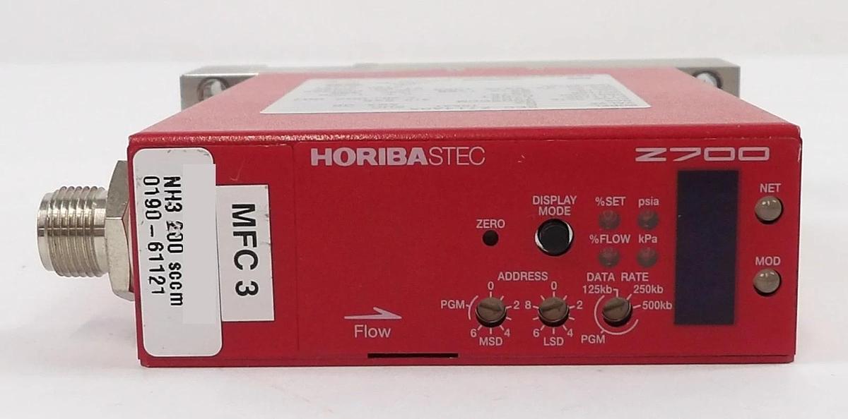 Used Horiba STEC Z700 Mass Flow Controller MFC SEC-Z724 SEC-Z714 Lot of 6 Working