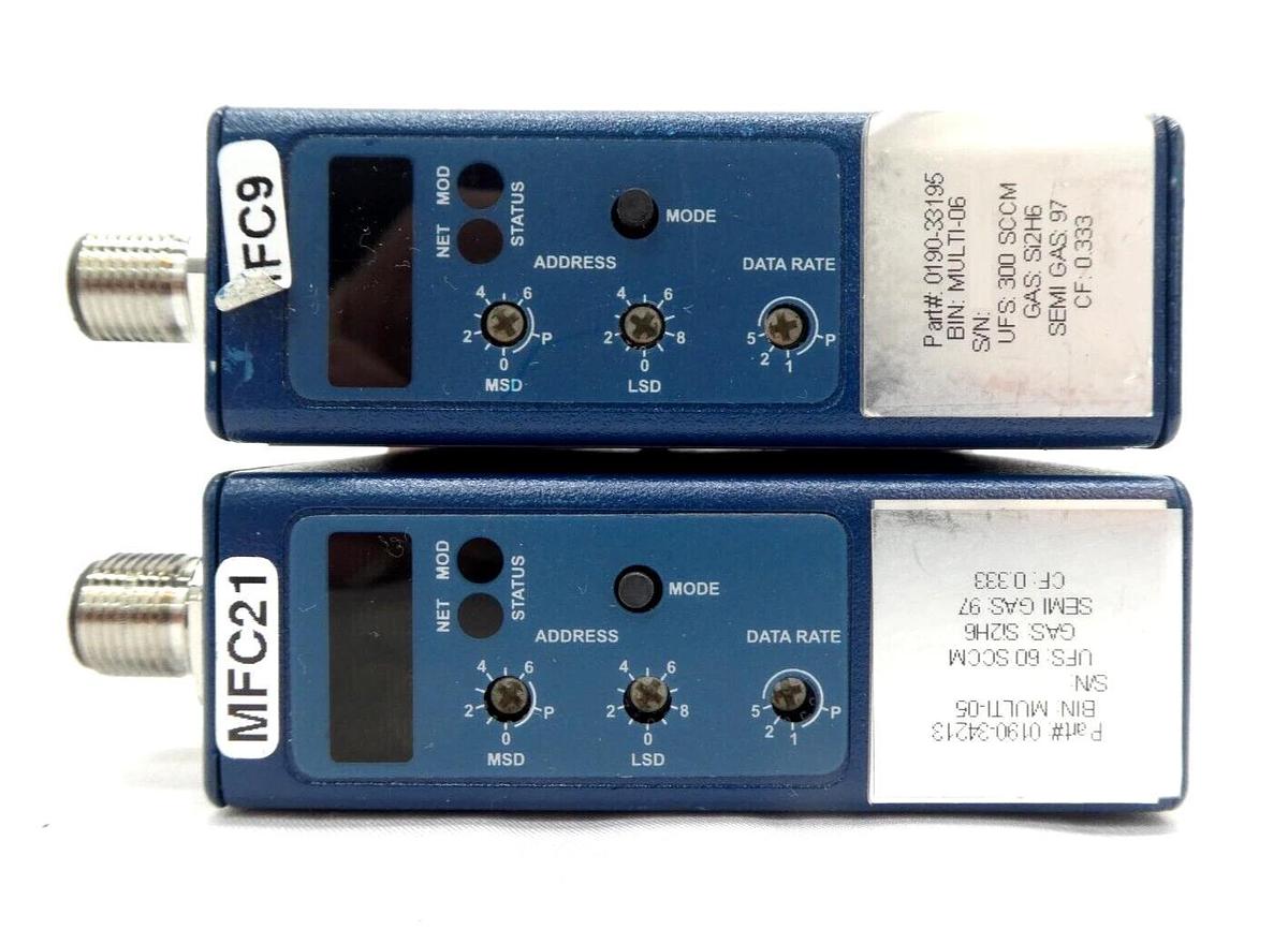 Used Aera PI-98 Series Mass Flow Controller MFC Reseller Lot of 9 Working Surplus