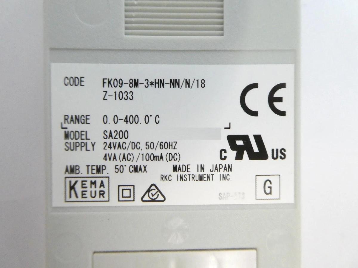 Used RKC Instruments SA200 Digital Temperature Controller Reseller Lot of 4 Working
