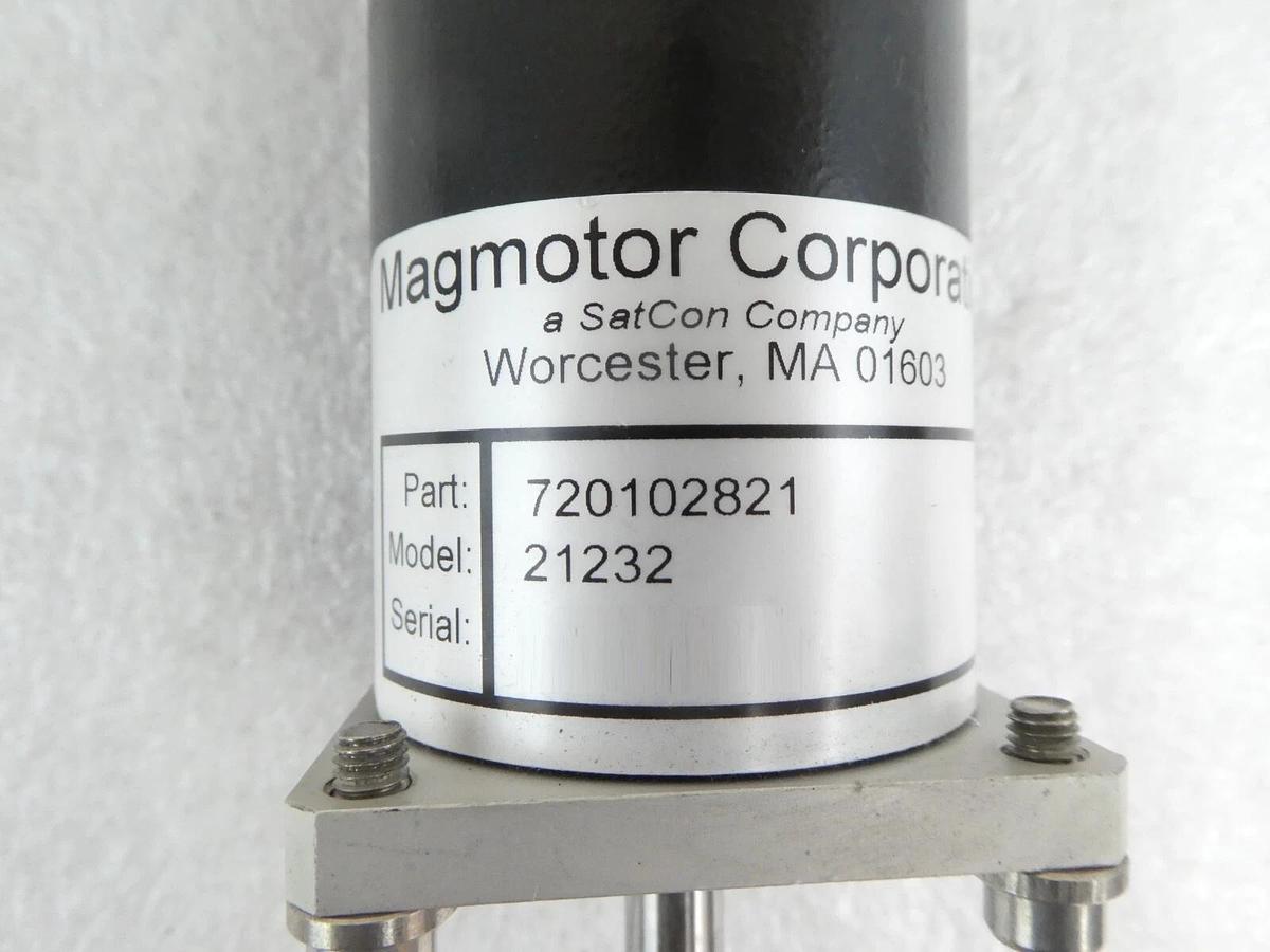 Used Magmotor Technologies 720102821 Automation Servo Motor 21232 HEDS-5505 Working