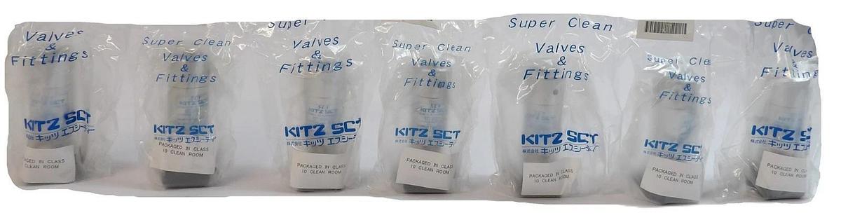 Used Kitz Sct TD4CB-GC-1003-FA-SEP-316LE Diaphragm Valve AMAT 3870-00536 Lot of 7 New