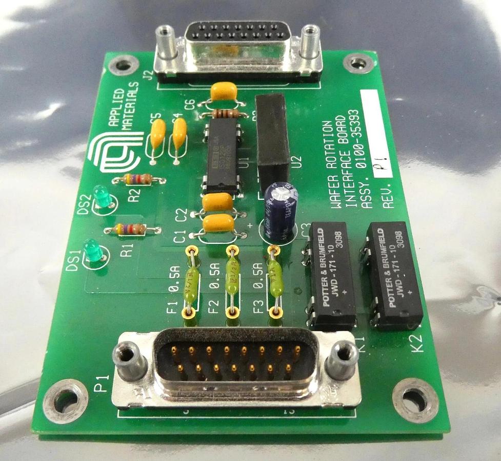 Used AMAT Applied Materials 0100-35393 Wafer Rotation Interface PCB Working Spare