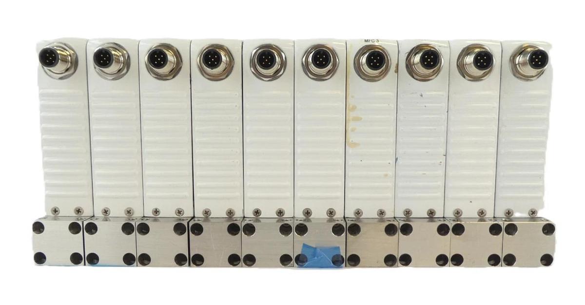 Used Brooks Instrument GF125C Mass Flow Controller MFC Reseller Lot of 10 Working