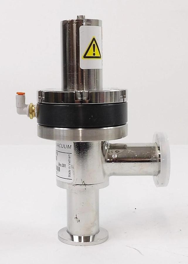 Used Nor-Cal Pfeiffer 0190-22670 Pneumatic Angle Valve Reseller Lot of 3 Working