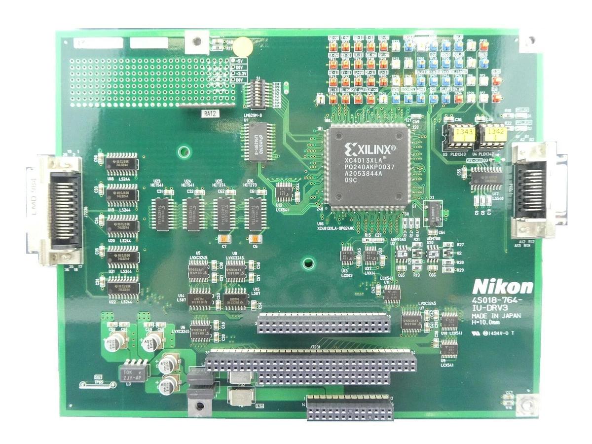 Used Nikon 4S018-764 Driver PCB IU-DRV3 NSR FX-601F FPD Lithography System Working