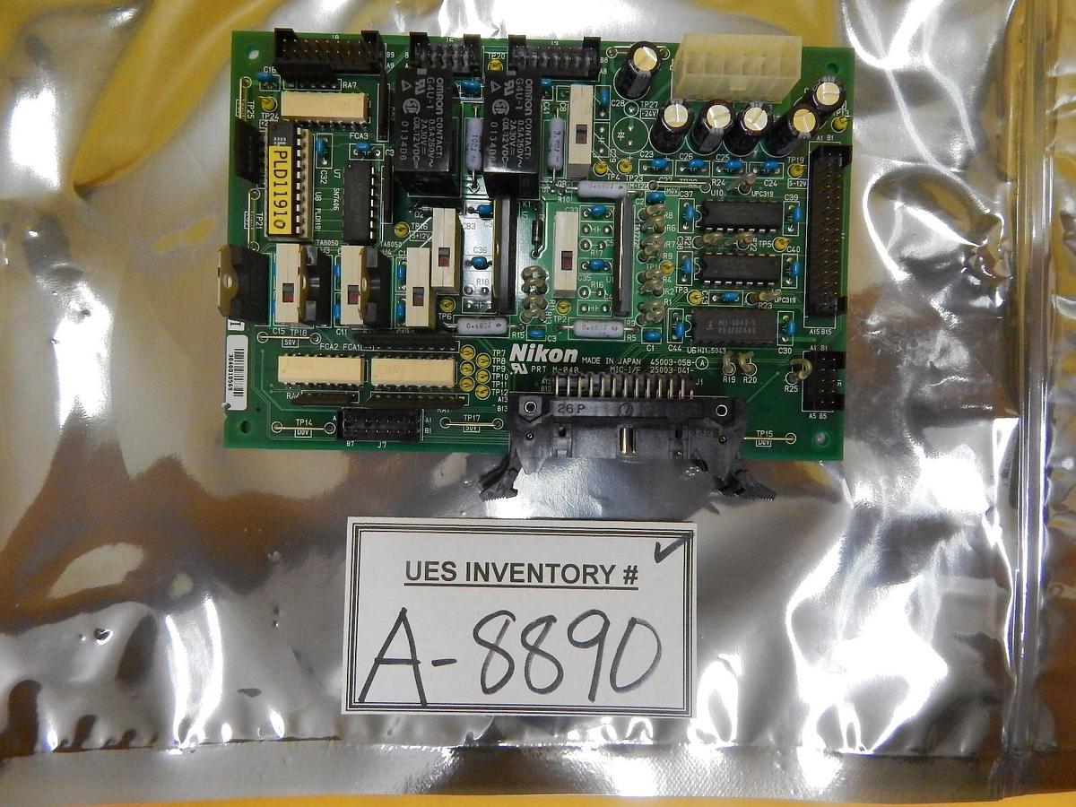 Used Nikon 4S003-058-A Interface PCB Board MIC-I/F 2S003-041 OPTISTATION 3 Used