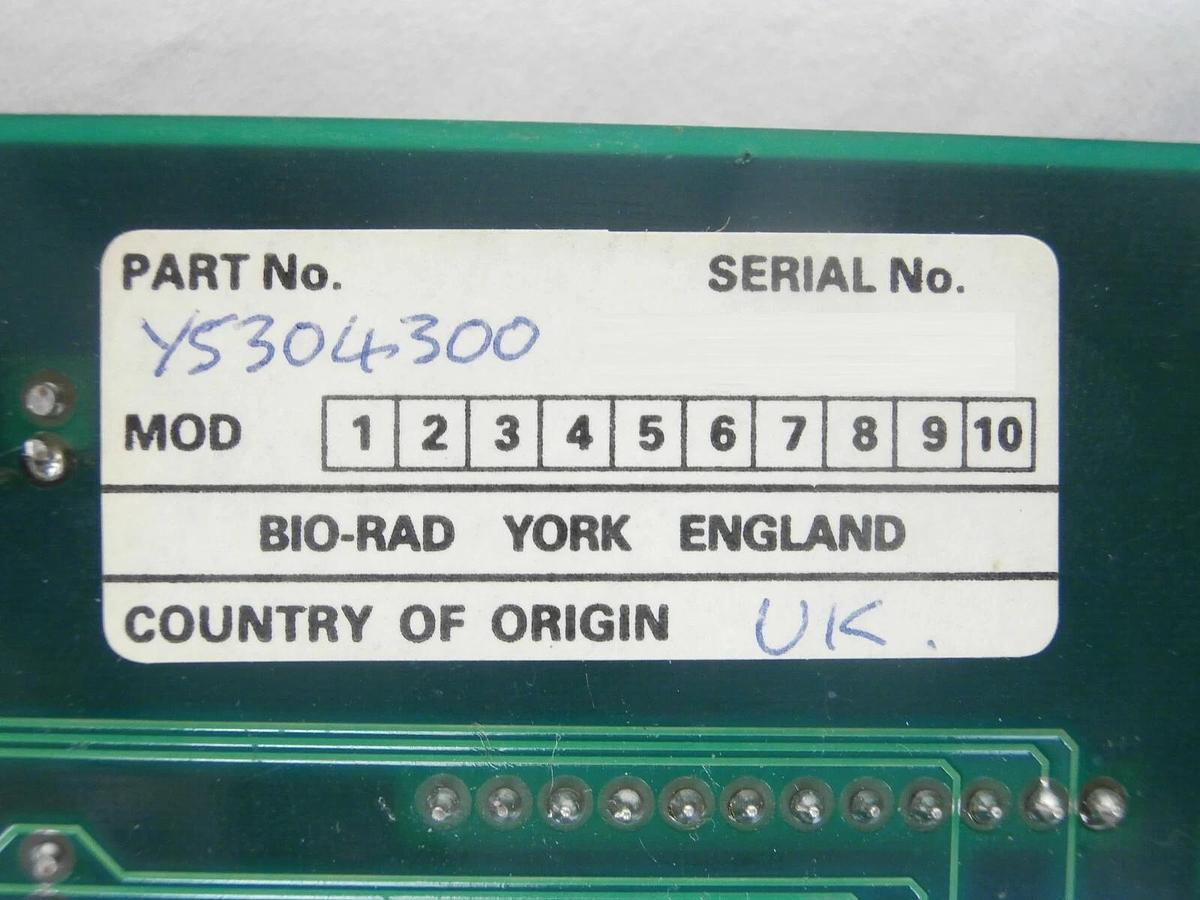 Used Bio-Rad Y5304300 DC Servo PCB Card HCTL.7 Quaestor Q5 Working Surplus
