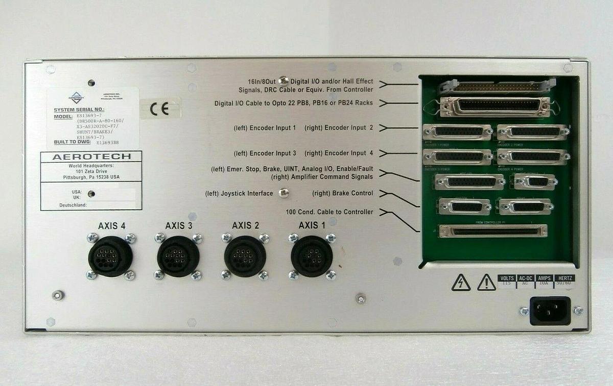 Used Aerotech ES13693-7 Stage Motion Controller DR 500 AMAT 0190-A0000 200mm Working