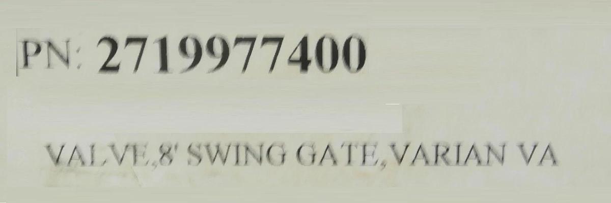Refurbished Varian 2719977400 8" Vacuum Swing Gate Valve Novellus 27-199774-00 Refurbished