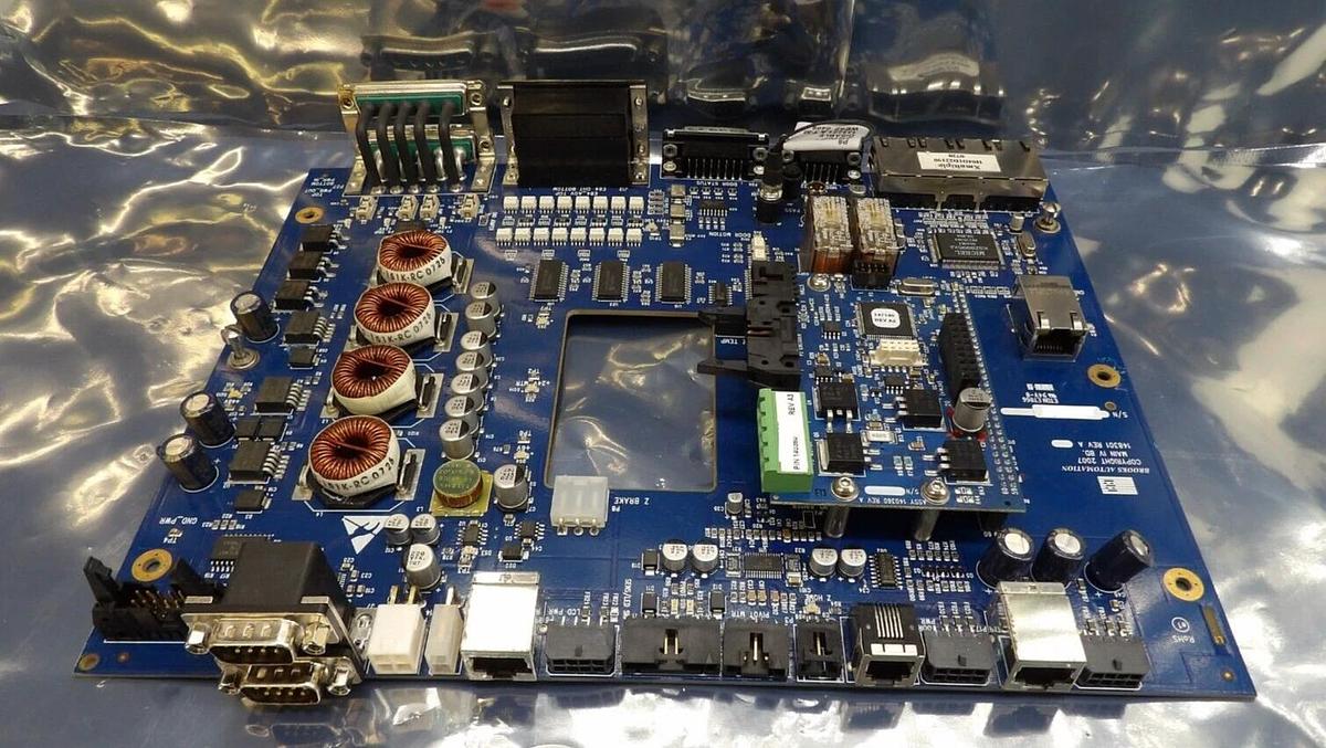 Used Brooks Automation 148301 Main IV Board Assembly PCB 140360 Working Surplus