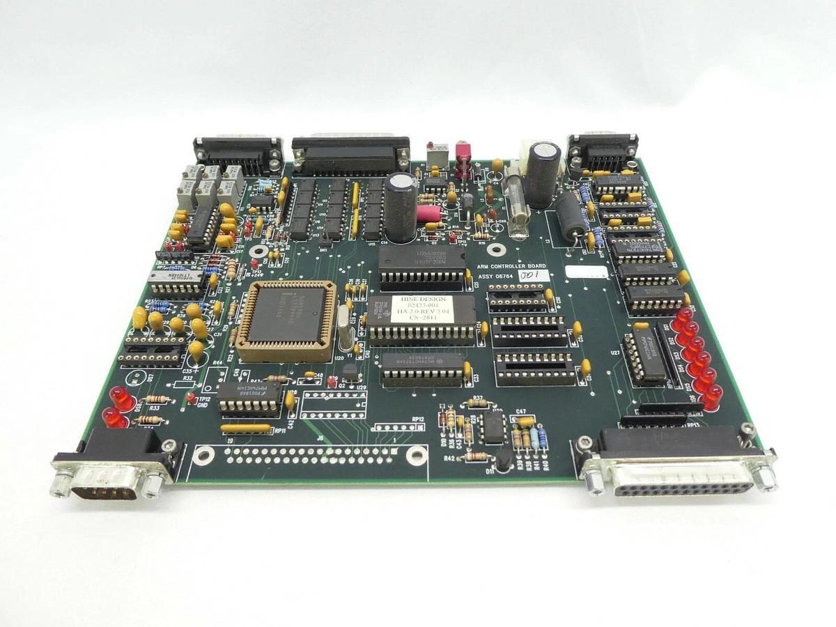 Used Hine Design 02423-001 Ha 2.0 Arm Control Board PCB GaSonics 06764-001 A-2000LL
