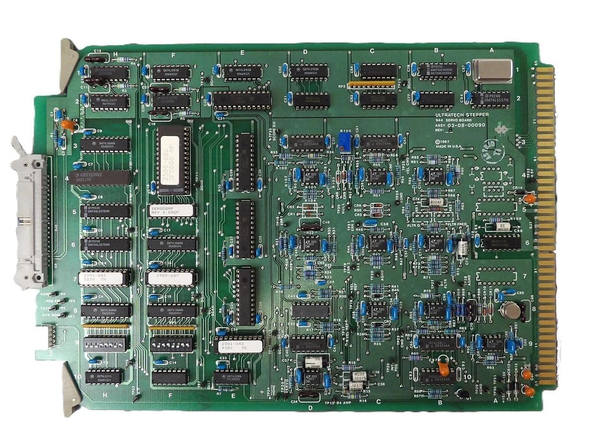 Used Excel Precision 03-08-00090 Ultratech Stepper PCB Assembly Working Surplus