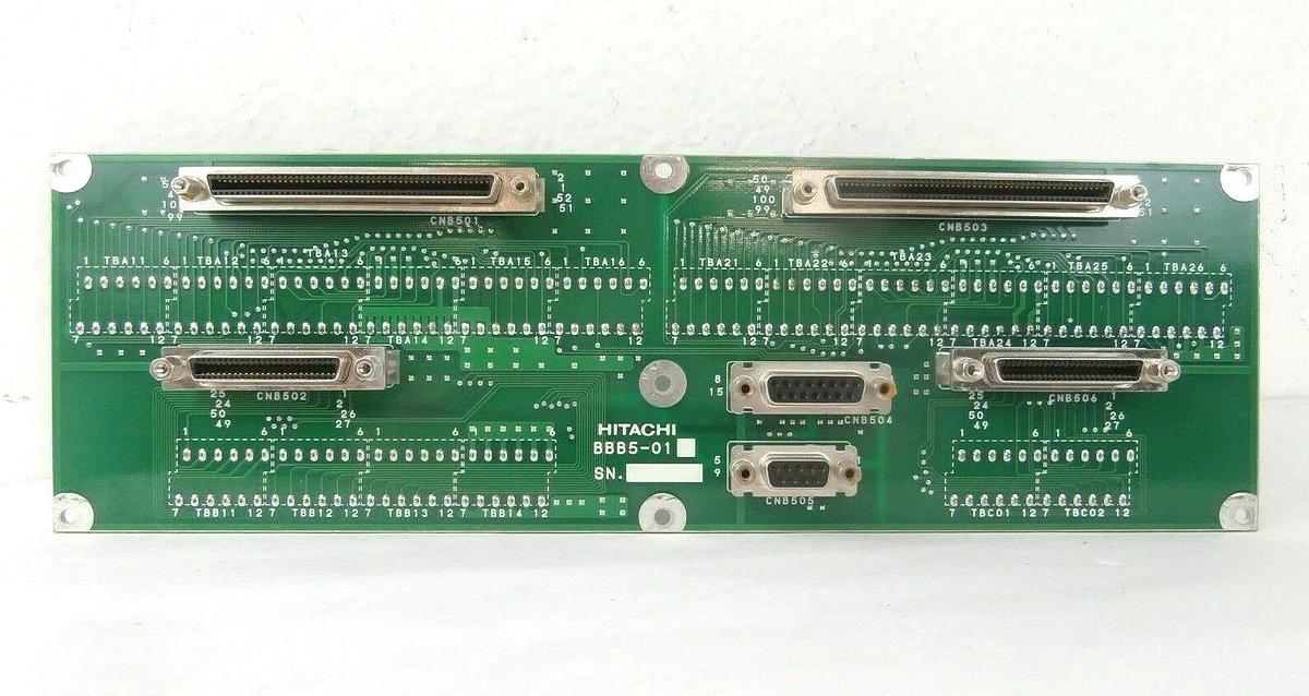 Used Hitachi BBB5-01 Connector Interface Board PCB M-712E Shallow Trench Etcher Spare