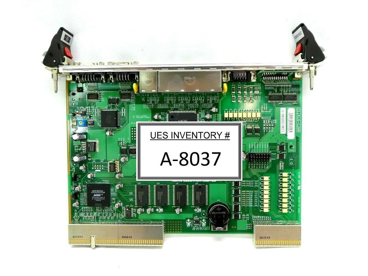 Used TEL Tokyo Electron E244-000048-11 Processor VME PCB Card RI02Z-01 TEL Lithius