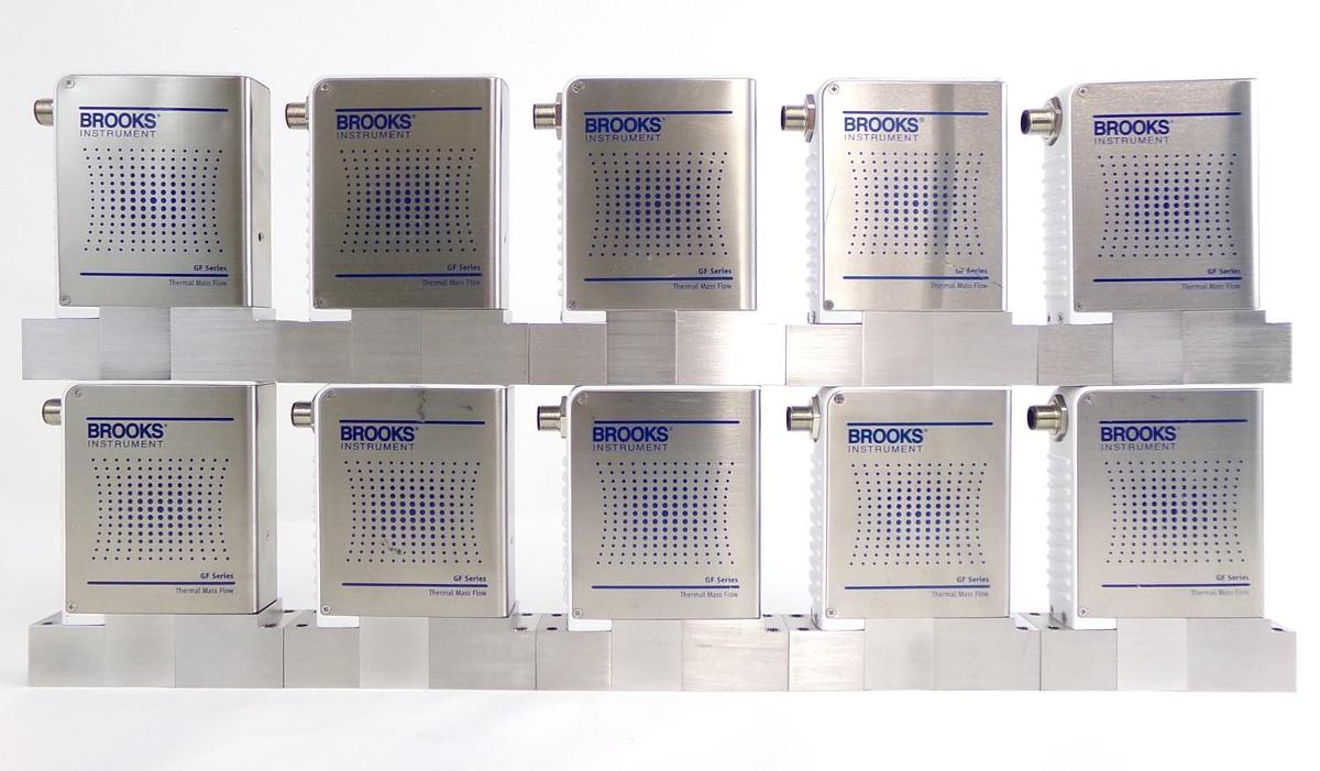 Used Brooks GF Series Mass Flow Controller MFC GF125C Lot of 10 Spare