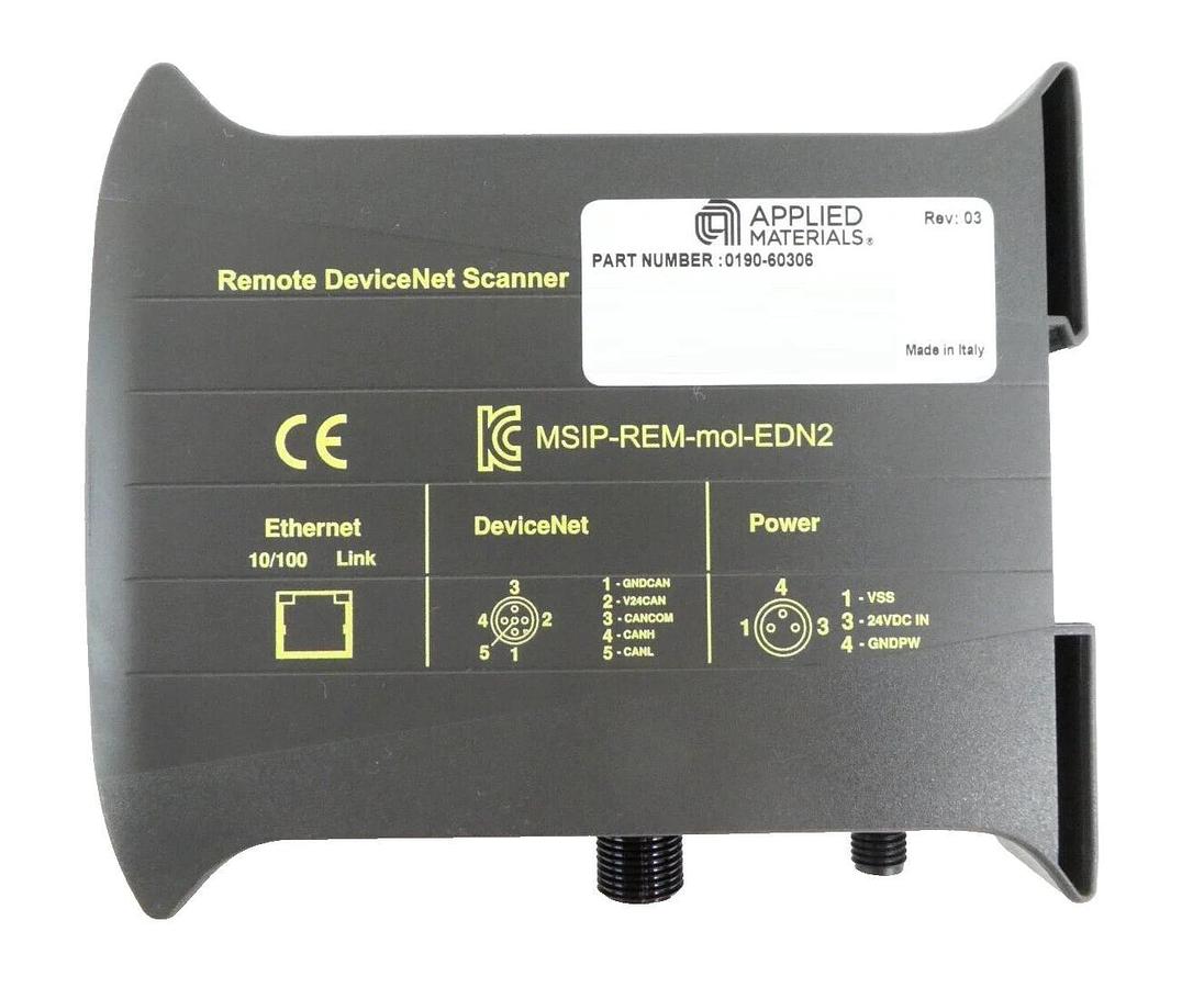 Used Brad Communications MSIP-REM-mol-EDN2 DeviceNet Scanner AMAT 0190-60306 Working