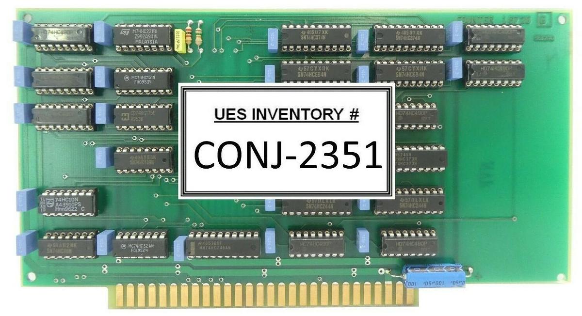 Used Varian Semiconductor Equipment VSEA 16720 Counter PCB Card Rev. B Working Spare