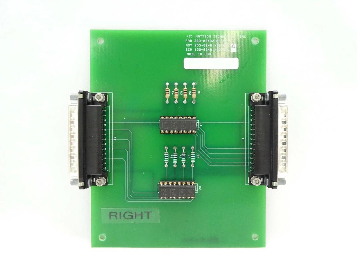 Mattson Technology 255-02481-00 SMIF Host Interface Board PCB Right Rev. A New