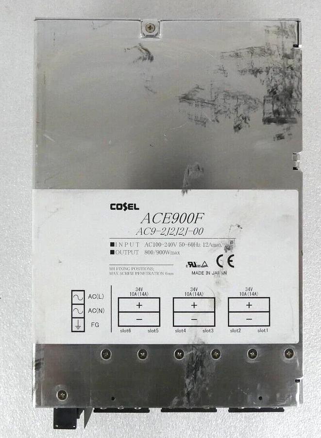 Used Cosel AC9-2J2J2J-00 Power Supply ACE900F Reseller Lot of 2 Working Spare