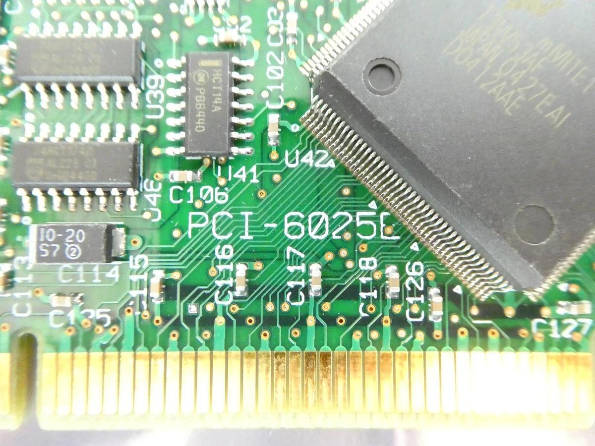 Used National Instruments PCI-6025E Multifunction DAQ PCB Card Lot of 2 Working