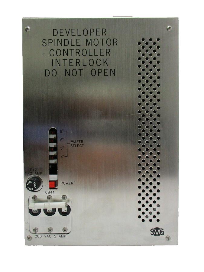 Used SVG Silicon Valley Group Developer Spindle Motor Controller 121-142F 90S Working