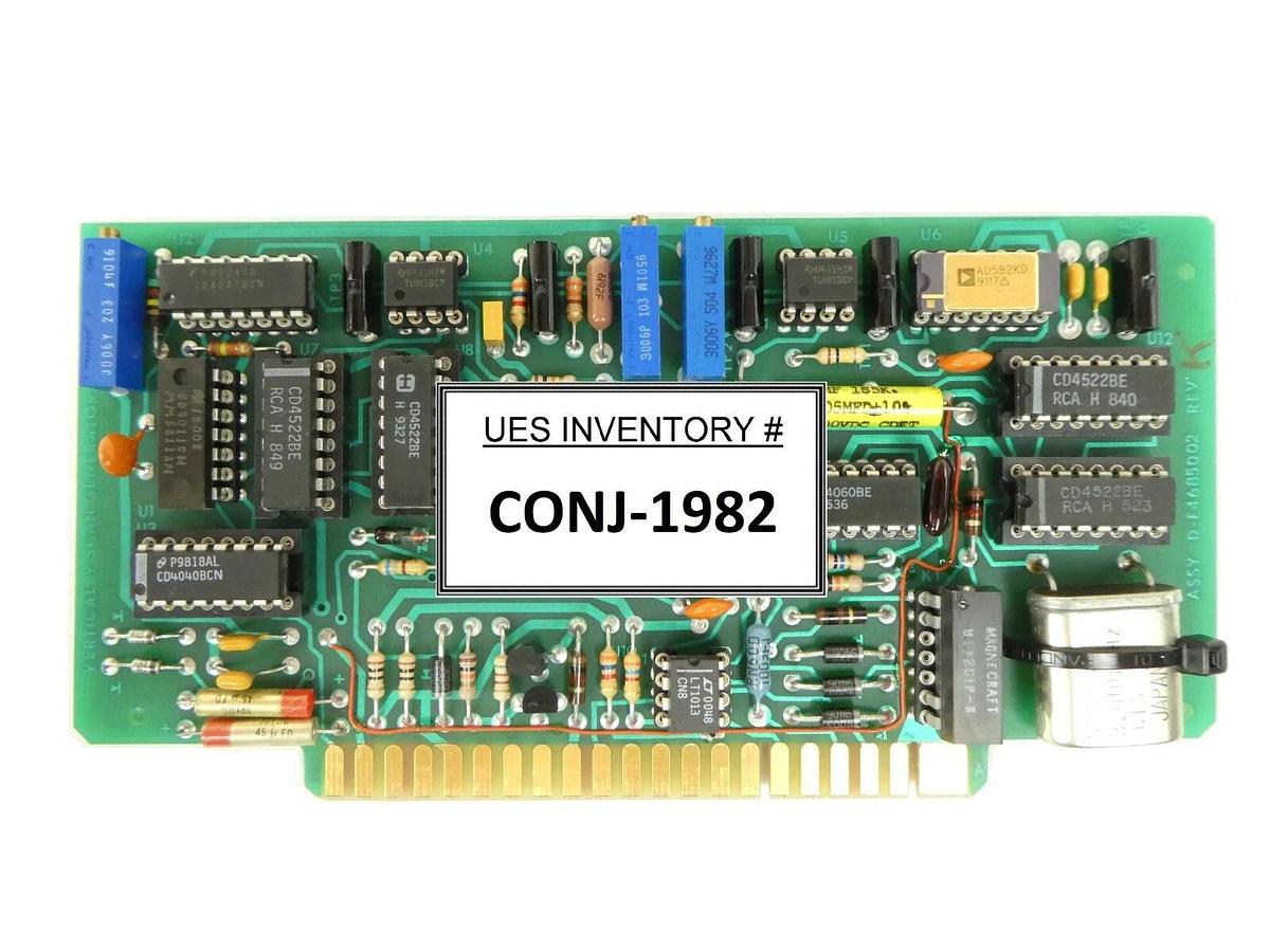 Refurbished Varian Semiconductor F4685002 Vertical Y Scan Generator PCB Card OEM Refurbished