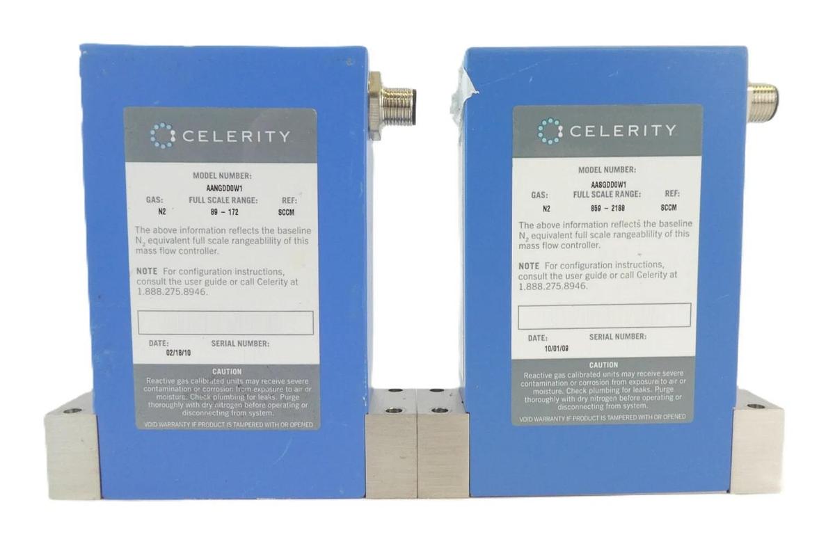 Used Celerity INX3P Mass Flow Controller MFC Reseller Lot of 13 Working Surplus
