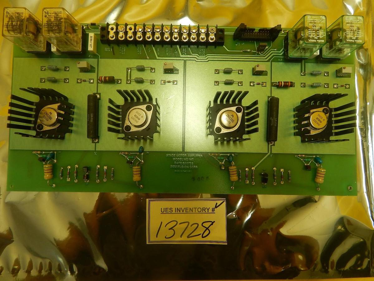 Used Semifusion 140 Stage Motor Amplifier PCB Board Ultratech 1000 Used Working