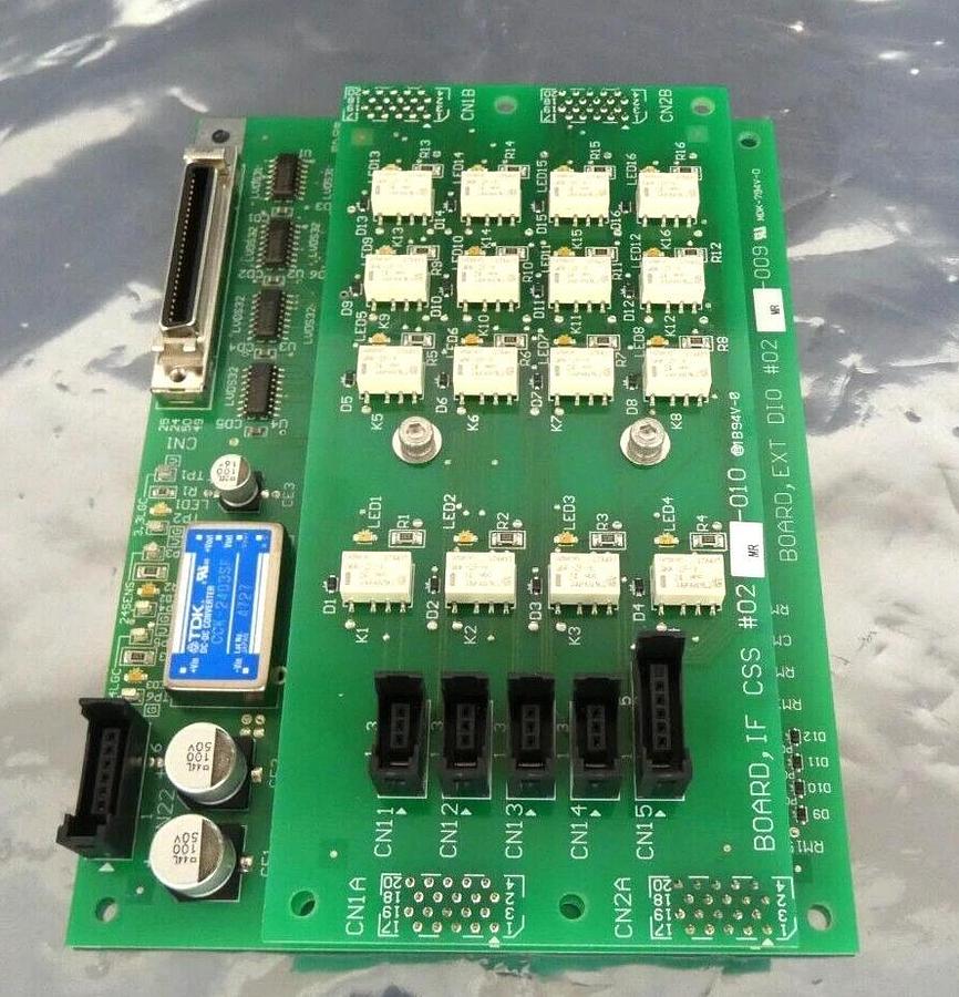 Used TEL Tokyo Electron EXT DIO #02 PCB Board MR-009 Lithius Working Surplus