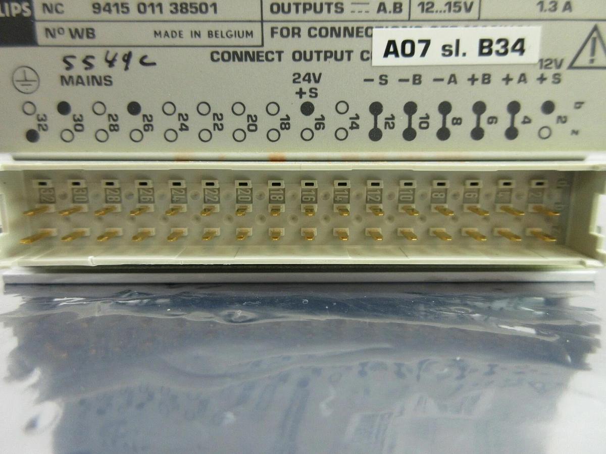 Used Philips 9415 011 38501 Power Supply PCB Card PE 1138/50U ASML PAS 5000/2500 Used