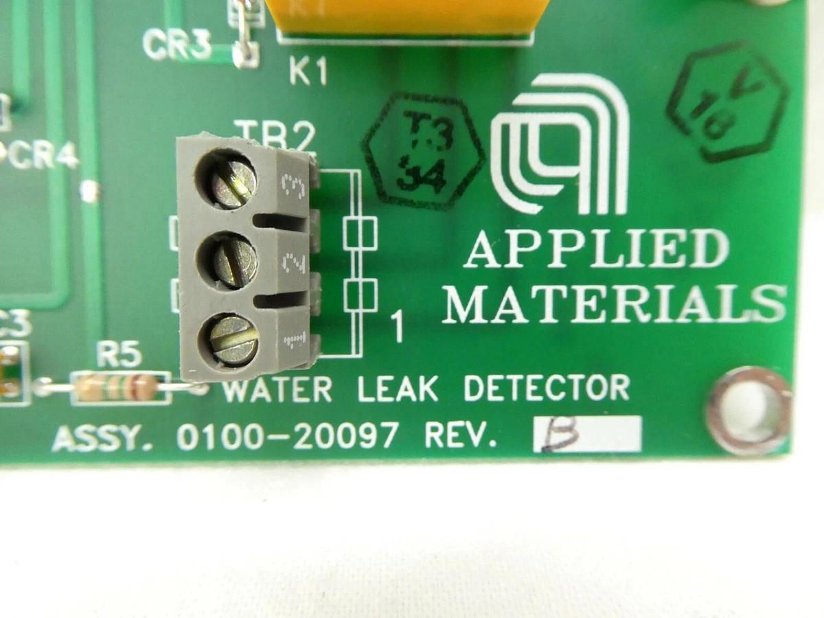Used AMAT Applied Materials 0100-20097 Water Leak Detector Board PCB Centura Working