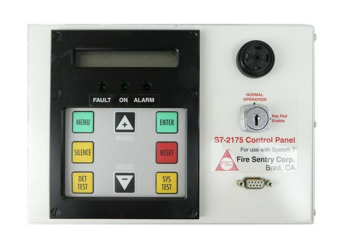 Used Fire Sentry S7-2175 System 7 Control Panel Honeywell Working Surplus