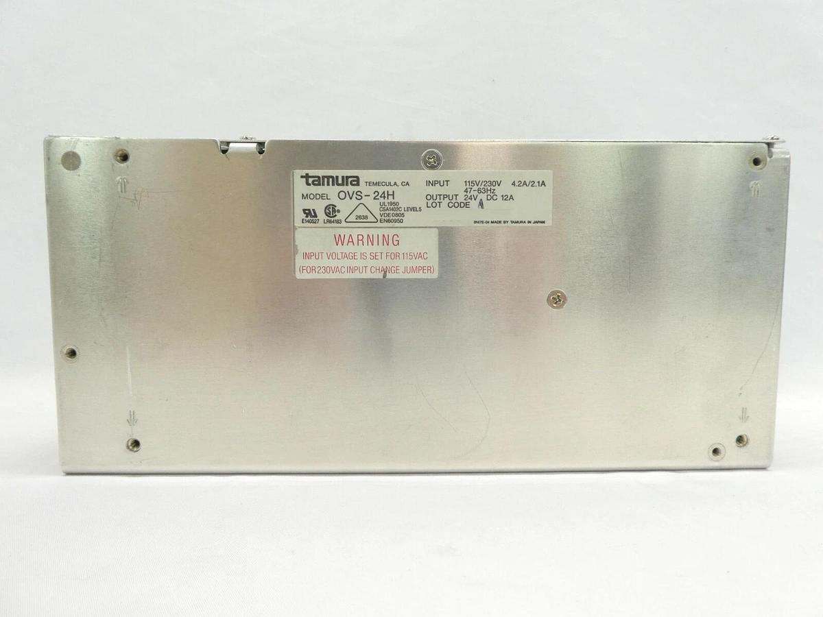 Used Tamura OVS-24H DC Power Supply 24V 12A Working Surplus