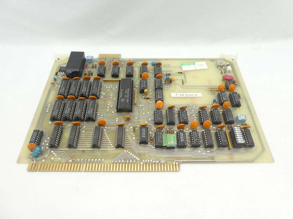Used Varian VSEA F3831002 Power Fail/RTC PCB Card D-F3831001 Rev. G Working Surplus