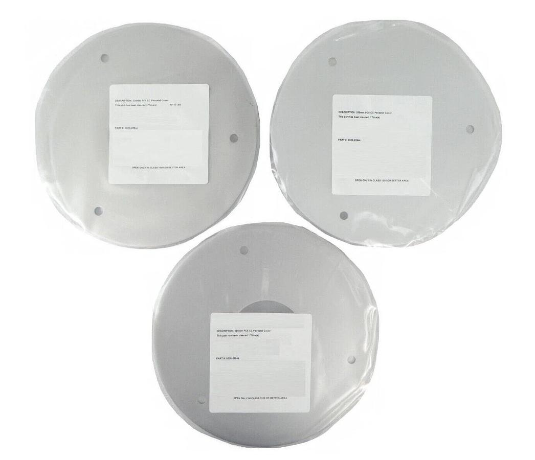 Refurbished AMAT Applied Materials 0020-22844 200mm PCII Pedestal Cover Lot of 3 Refurbished