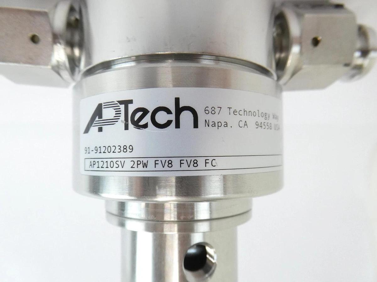 Used APTech 91-91202389 Diaphragm Valve AP1210SV 2PW FV8 FV8 FC Lot of 5 Working