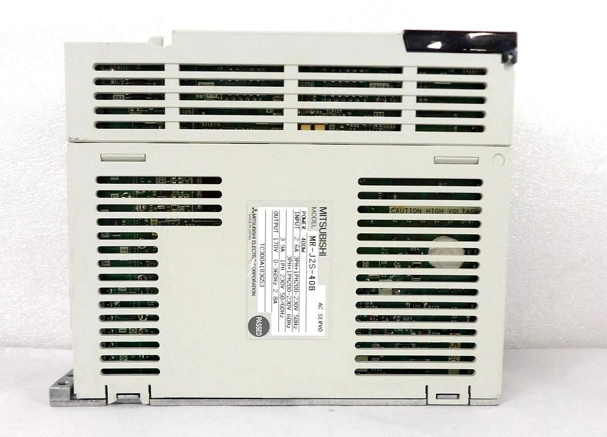 Used Mitsubishi Electric MR-J2S-10B MR-J2S-40B AC Servo Driver MELSERVO Lot of 6