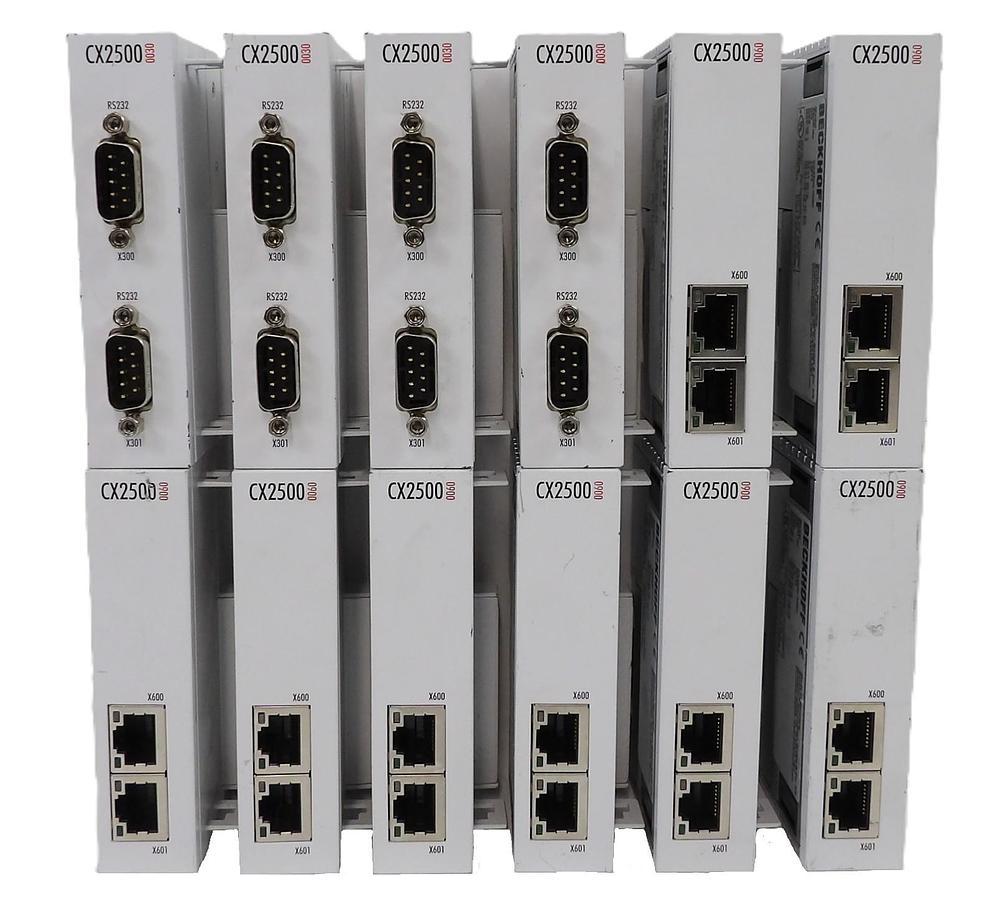 Used Beckhoff Automation CX2500 Ethernet Module CX2500-0030 CX2500-0060 Lot of 12