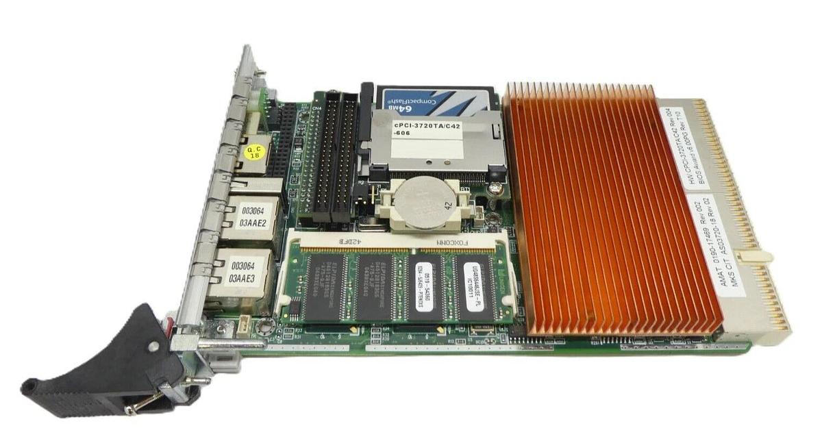 Used MKS Instruments AS03720-18 PW HD HS WD PCB Card cPCI-3720 AMAT 0190-17469 Spare