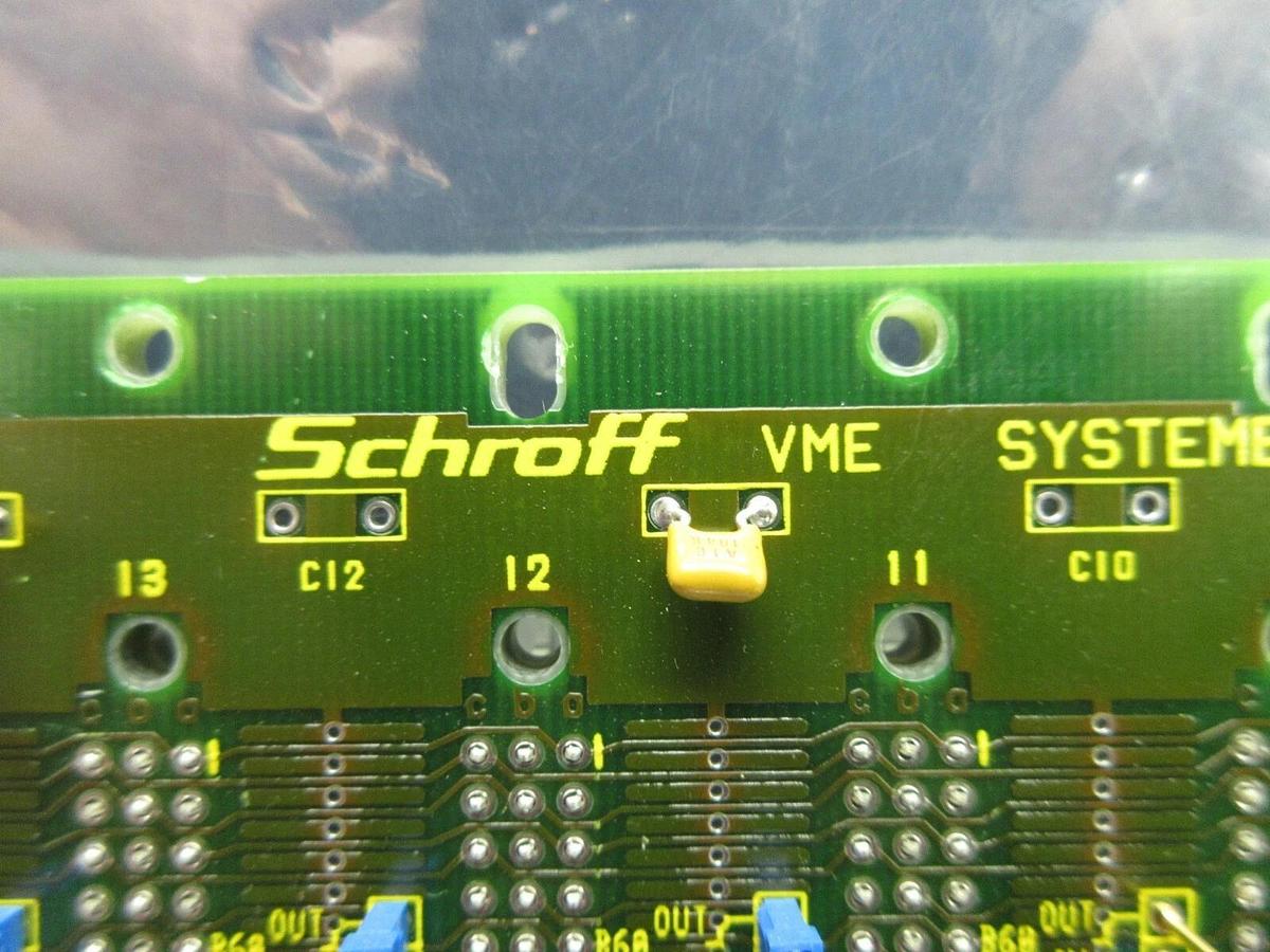 Used Schroff 60800-390 20-Slot Backplane Board PCB ASML PAS 5000/2500 Used Working