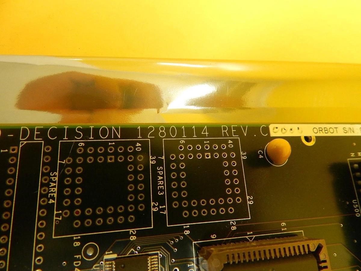 Used Orbot Instruments 4000172 WF 730-DECISION IDDH 1280114 PCB Card AMAT WF 720 Used