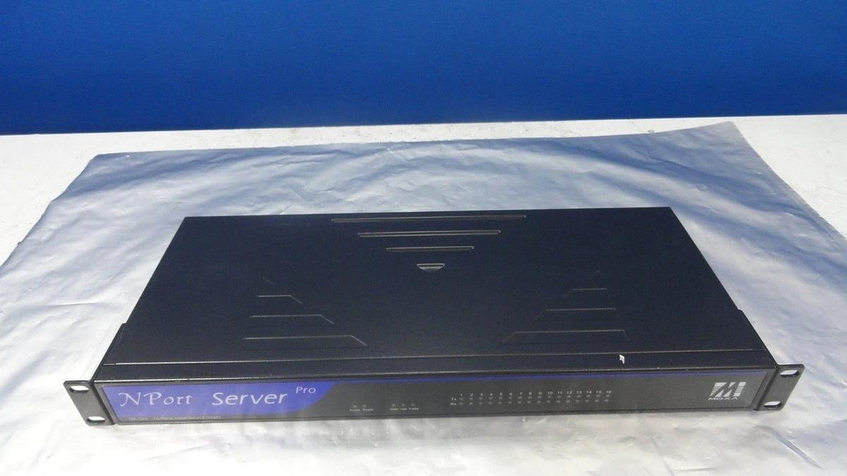 Used Moxa DE-303 16-Port Server A0JCC0914444 Revision 1.3C Used Working