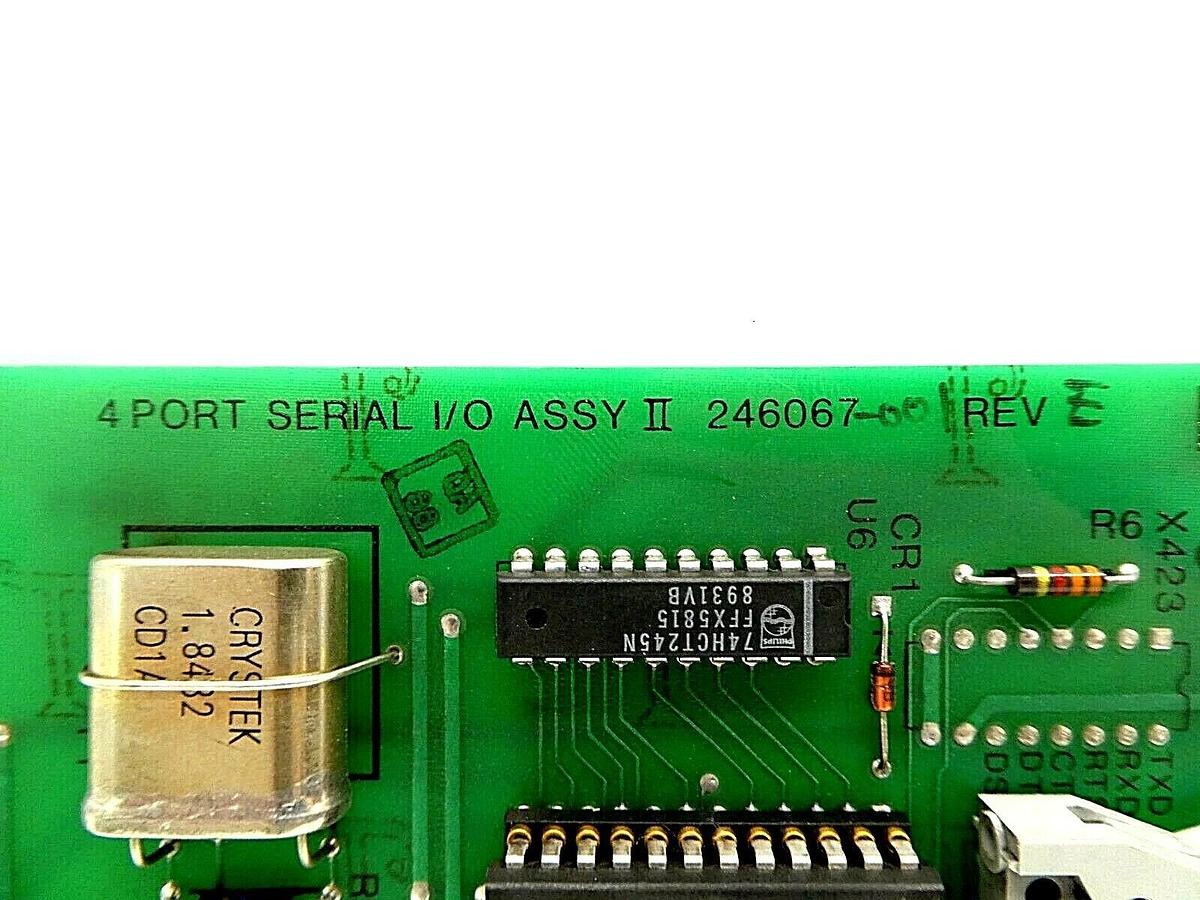 Used Electroglas 246067-001 4 Port Serial I/O Assy II PCB Card 4085x Horizon Working