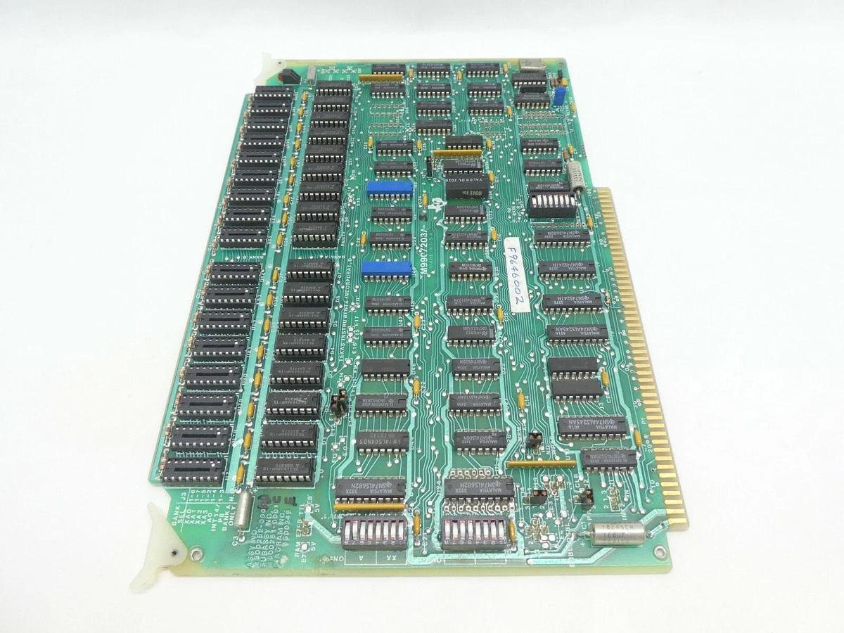 Used Texas Instruments 1600252-0006 RAM Module PCB Card TM990/203A-3 Varian F9646002