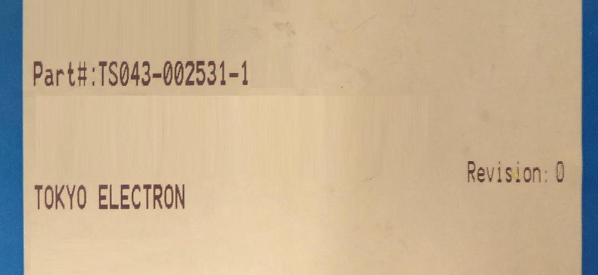 TEL Tokyo Electron 043-002531-1 HP-7 Heater Sakaguchi Electric New Surplus