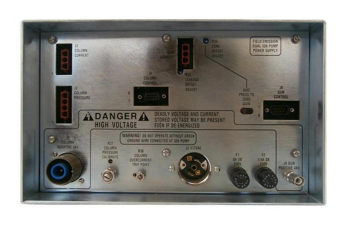 Used Amray 124-002 Field Emission Dual Ion Pump Power Supply Working Surplus
