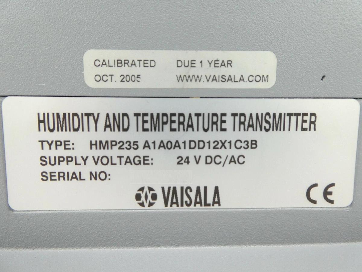 Used Vaisala HMP235 A1A0A1DD12X1C3B Humidity and Temperature Transmitter HMP235 Spare