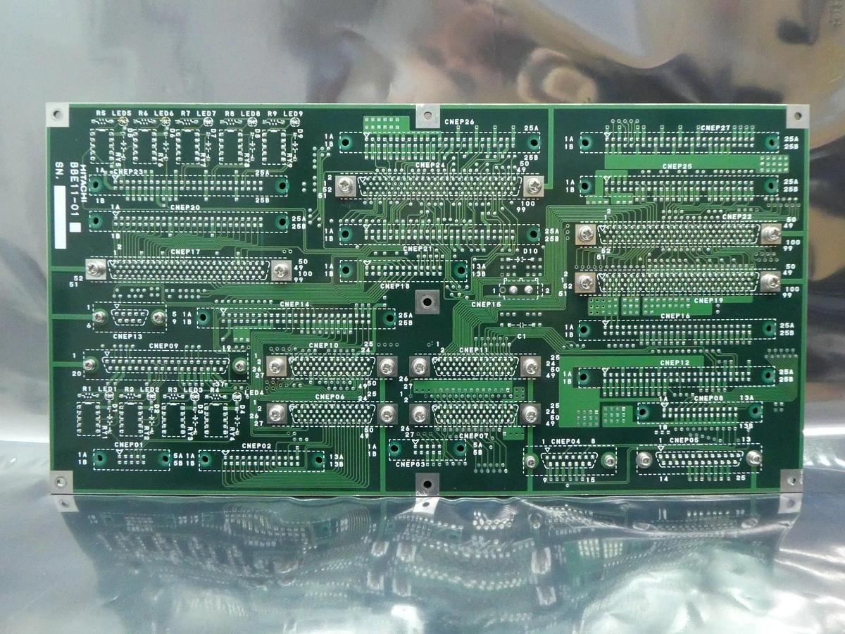 Used Hitachi BBE11-01 Backplane Interface Board PCB M-712E Dry Etcher Working Spare