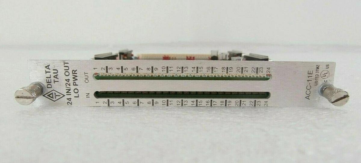 Used Delta Tau 603307-104 24 IN/24 Out OPTO PCB Card ACC-11E 603581-101 AMAT Working